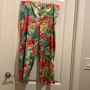 💥David N. floral print pants - Size 14💥